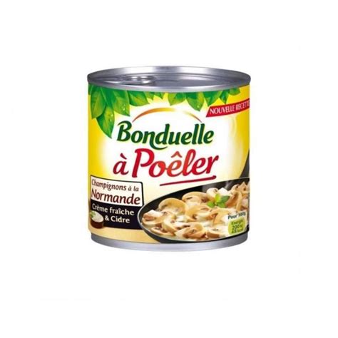 Bonduelle Po L E Champignons La Normande Cr Me Fra Che Cidre G