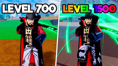 Upei Do Ao De Dark Blade Sendo O Mihawk No Blox Fruits