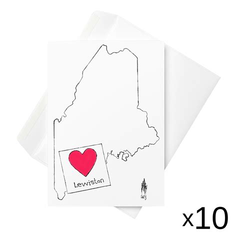 Lewiston Notecard Bundle of 10 – Bangor Daily News
