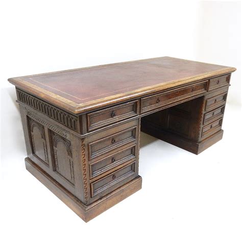 Antique Oak Desk