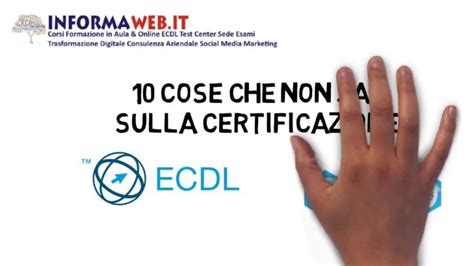 Guida Alla Certificazione ECDL Online Actualizado Ottobre 2024