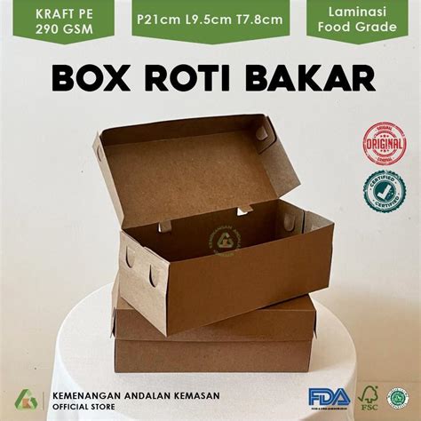 Jual DUS ROTI BAKAR BOX ROTI BAKAR KOTAK ROTI P21 L9 5 T7 8 BOX