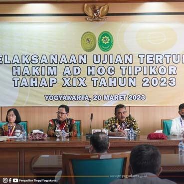 Berita Ujian Tertulis Calon Hakim Ad Hoc Tipikor Tahap Xix Tahun