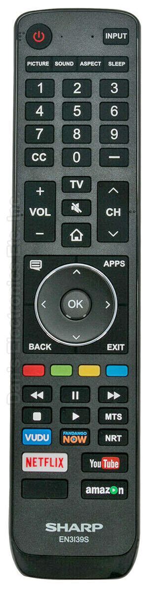 Buy Sharp En I S Tv Tv Remote Control