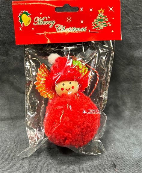 Elegant Red Snowman Christmas Ornament