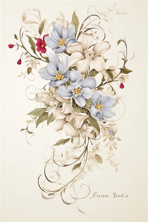 vintage floral art  stock photo public domain pictures