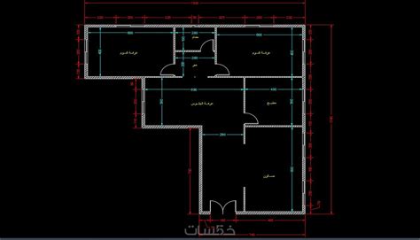 تحويل الرسم الكروكي أو مخطط Pdf إلى رسمة أوتوكاد خمسات