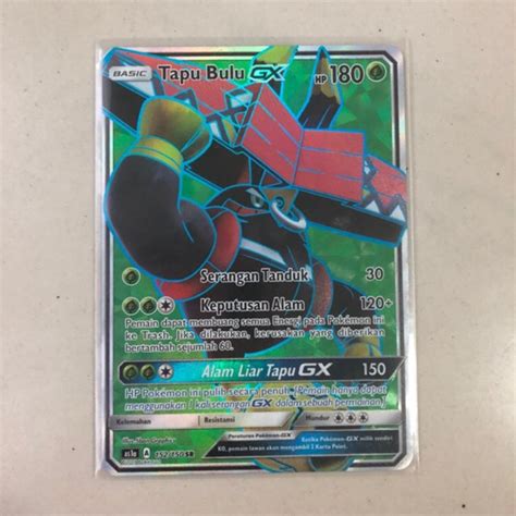 Jual Tapu Bulu Gx Sr Tcg Pokemon Indonesia Shopee Indonesia