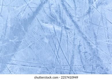 Empty Ice Rink Skate Marks After Stock Photo Shutterstock