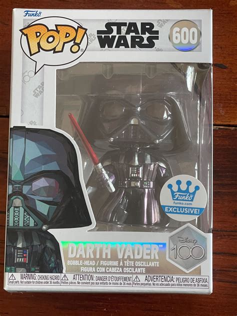 Funko Pop Star Wars Darth Vader Facet Disney Th Anniversary