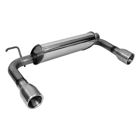 Dynomax 17556 Ultra Flo Polished Stainless Steel Oval Gray Exhaust