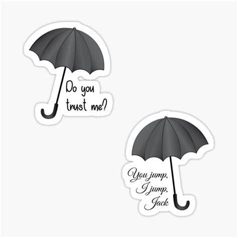 "You jump,I jump, Jack" Sticker for Sale by Happenstash | Redbubble