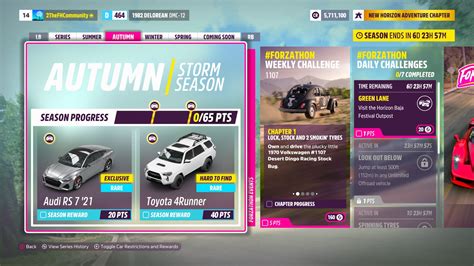 Forza Horizon Series Festival Playlist Events And Rewards Revealed