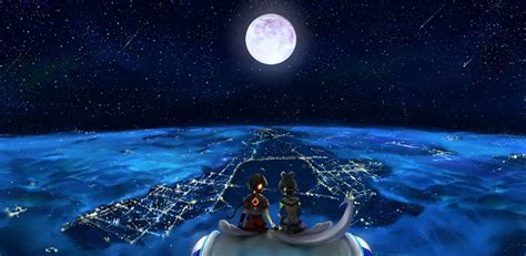 Anime Moon Wallpapers Top Free Anime Moon Backgrounds Wallpaperaccess