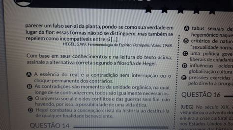 Ol Poderia Me Ajudar Nessa Quest O Por Favor Pois N O C Explica