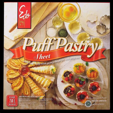 Jual EDO Puff Pastry Croffle Sheet 750g Halal Kulit Zuppa Soup