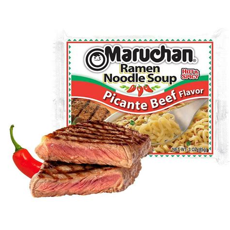 24 Packs Maruchan Picante Beef Instant Ramen 3 Oz