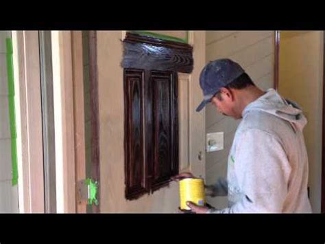 How To Apply Minwax Gel Stain A Fiberglass Door - Glass Door Ideas