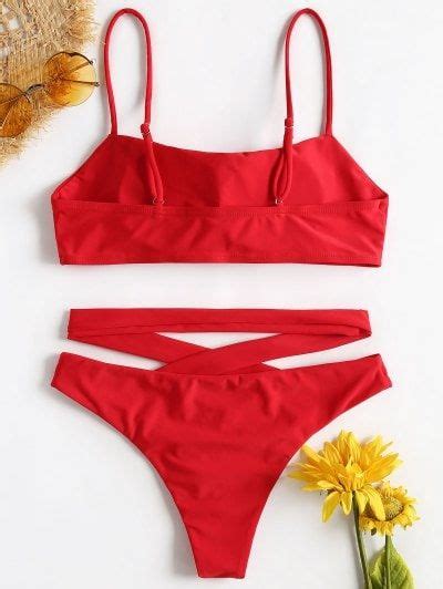 Solid Tie Front Bikini Set Artofit