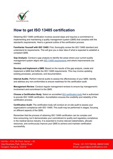 Ppt How To Get Iso 13485 Certification Powerpoint Presentation Free Download Id12338936