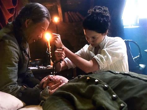 Mr Willoughby And Claire Outlander Starz Season 3 Voyager Episode