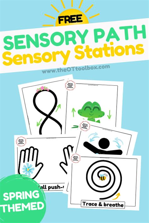 Sensory Stations Free Spring Printables The Ot Toolbox