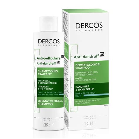 Vichy Dercos Anti Pelliculaire Shampooing Chev Normaux A Gras Ml