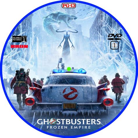 Ghostbusters Frozen Empire 2024 R1 DVD Label DVDcover