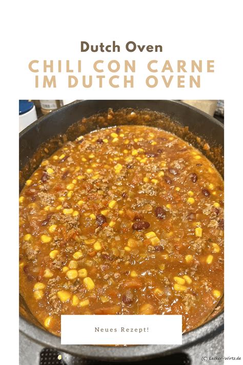 Chili Con Carne Im Dutch Oven