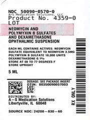 Neomycin Polymyxin B Sulfates And Dexamethasone A S Medication