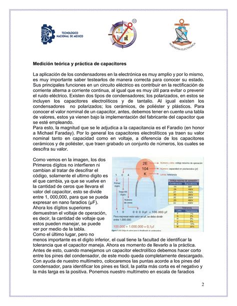 Medicion De Capacitores Resumen PDF