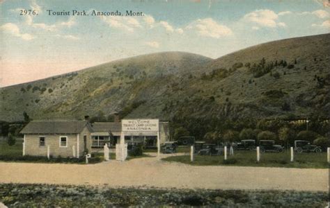 Tourist Park Anaconda, MT Postcard