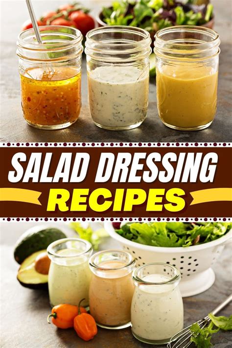 23 Easy Salad Dressing Recipes to Make at Home - Insanely Good