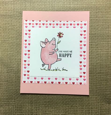 Stamping In My Dog House Valentines Using From My Heart Dsp