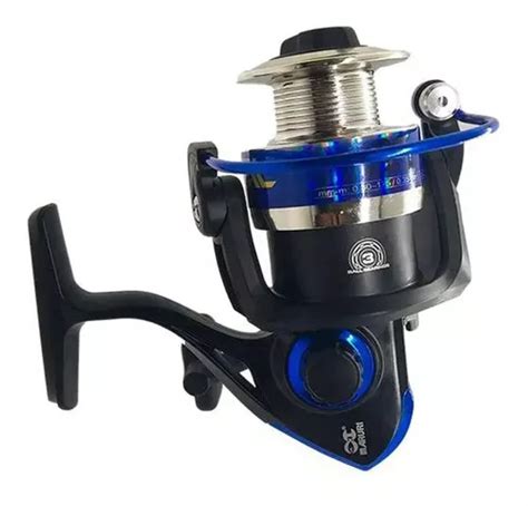 Reel Frontal Maruri Fatal 4000 Azul Derecho Izquierdo Color Azul