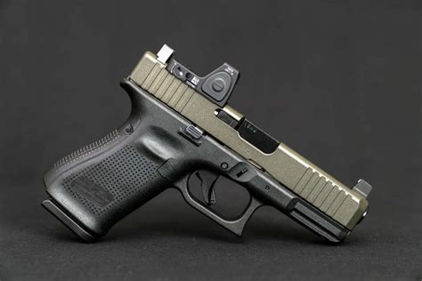 Glock 19 Gen5 OD Gunmetal Slide W Trijicon RMR 3 25 MOA NRC Industries