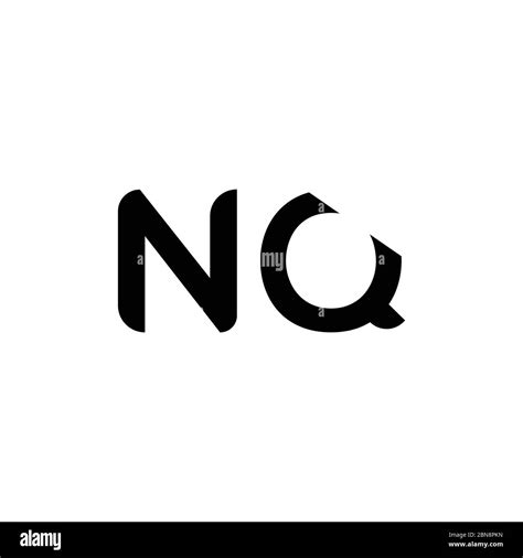 Initial Letter Nq Logo Design Vector Template Creative Abstract Nq