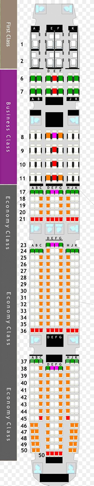 33++ Seating chart boeing 777 300er