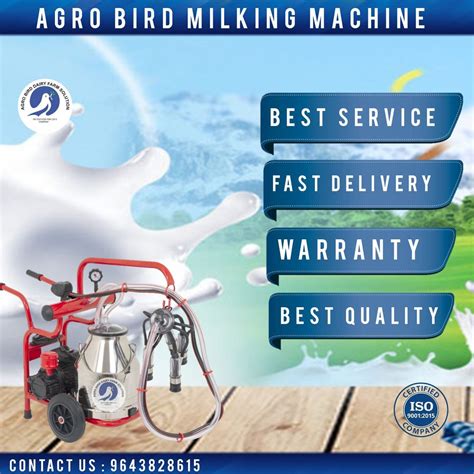 AGRO BIRD 25liter Single Bucket Portable Milking Machine At 33000 In