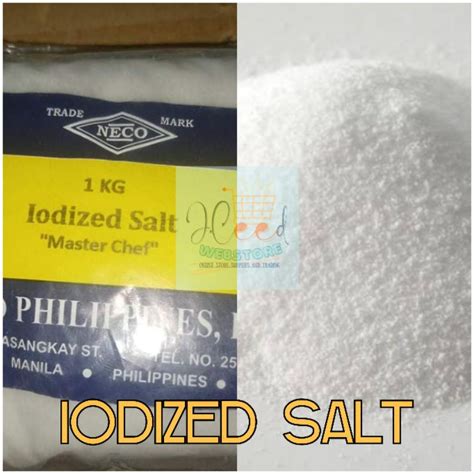 Iodized Salt Kilo Master Chef Shopee Philippines