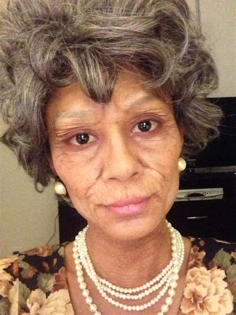 Old Lady Costume Old Age Makeup And Special Effects With Liquid Latex