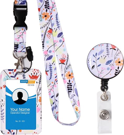 Vinabo Kartenhalter Ausweishalter Mit Lanyard Einziehbarer