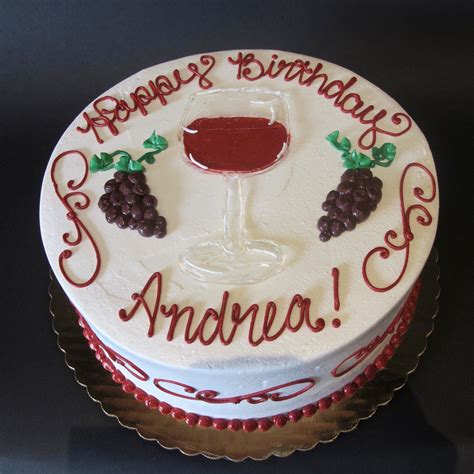 Wine Themed Cake With Grapes More Birthday Cake Wine Special Birthday