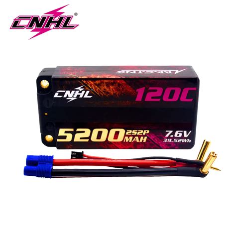 Pcs Cnhl Lipo S V Battery Mah C Hv Shorty Hard Case With