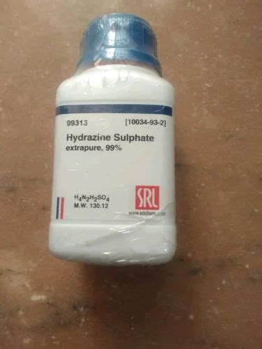 100g SRL Hydrazine Sulphate Extrapure Powder At Best Price In Vadodara