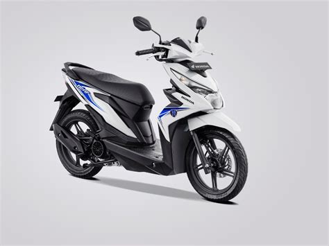 Honda Beat 2019 Putih Biru Indoridecom