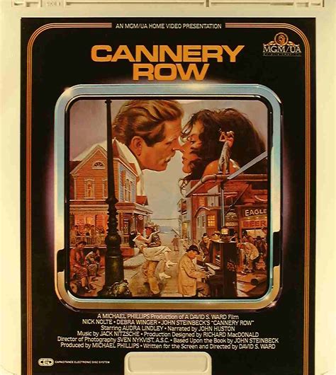 Cannery Row {74643810623} C - Side 1 - CED Title - Blu-ray DVD Movie Precursor