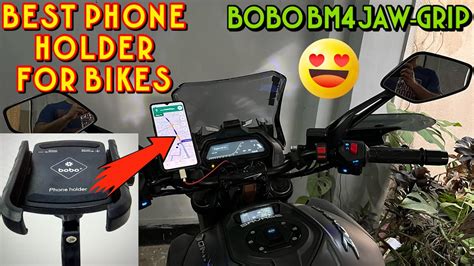 Best Mobile Phone Holder For Bikes Bobo Bm Jaw Grip Unboxing