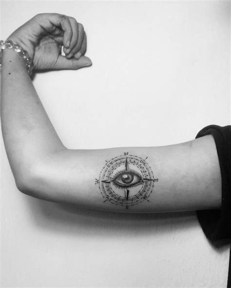 Compass Eyes Tattoo