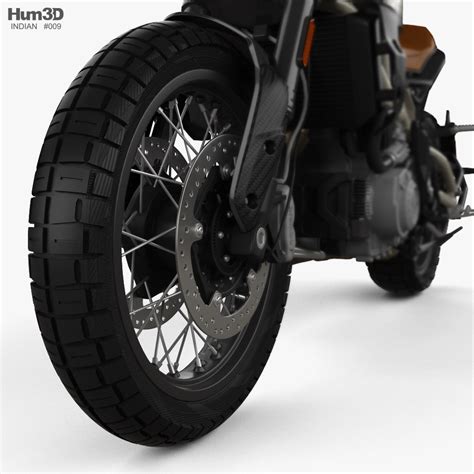 Indian FTR1200 Rally 2023 3D model - Vehicles on Hum3D